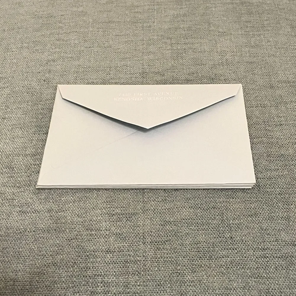 4 Blue Envelopes